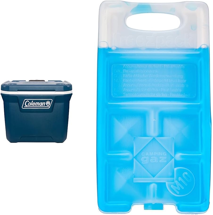 Coleman Xtreme Kühlbox grosse Eisbox mit 47 Liter Fassungsvermögen & Campingaz Kühlakku Freeze Pack