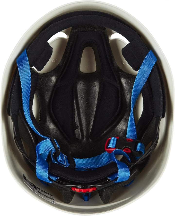 Climbing Technology Galaxy Helm Unisex Erwachsene, Unisex Regolabile da 50-61 Cm weiss/azurblau, Reg