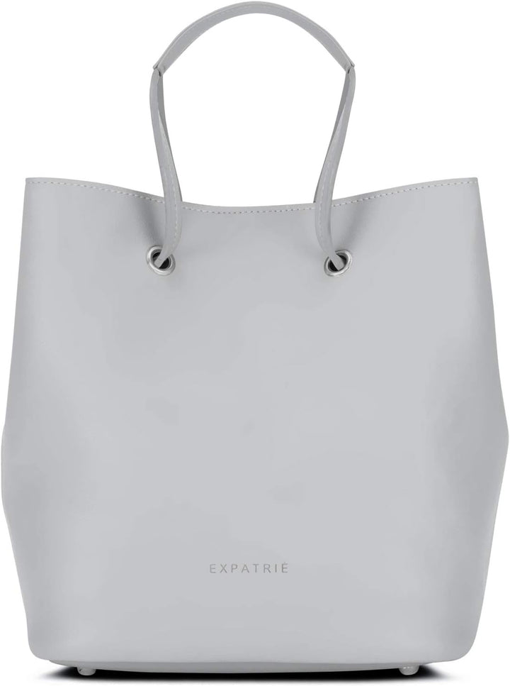 Expatrié Handtasche Damen ÈLODIE Moderne Bucket Bag Tasche aus veganem Leder - Ledertasche Schultert
