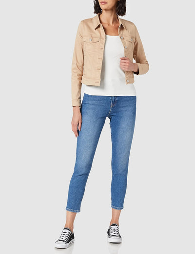 NA-KD Damen Comfort Mom Jeans 36 Mittelblau, 36 Mittelblau