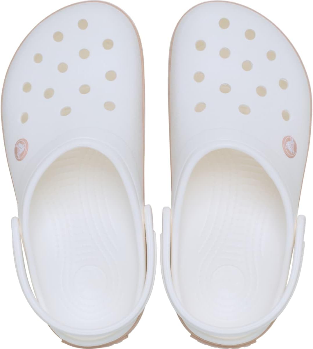 Crocband Clog 36/37 EU White Pink Caramel, 36/37 EU White Pink Caramel