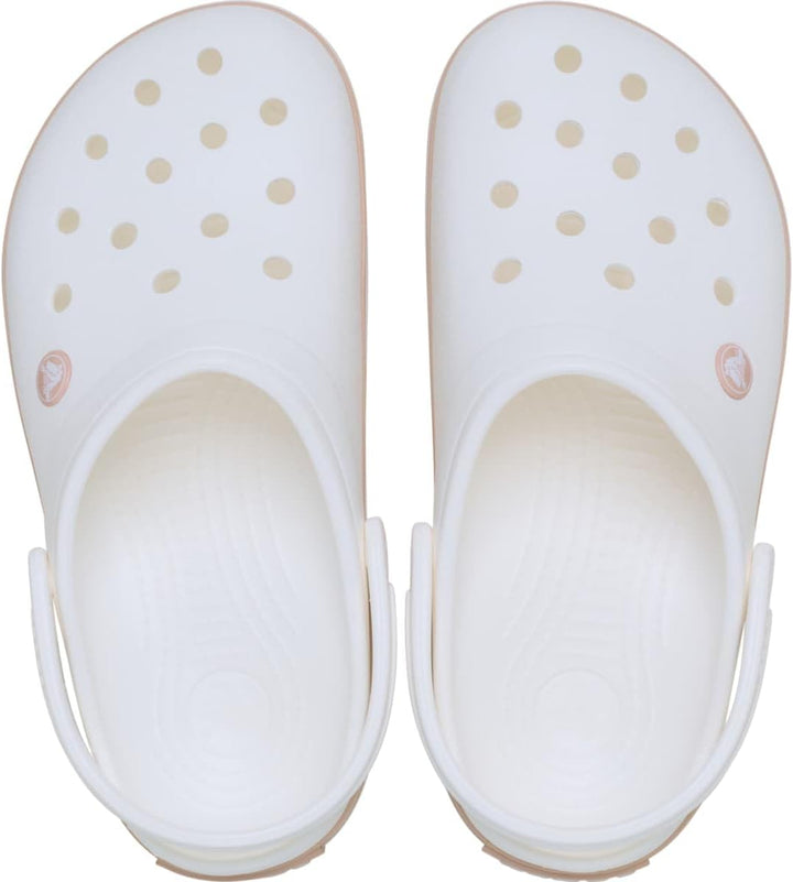 Crocband Clog 36/37 EU White Pink Caramel, 36/37 EU White Pink Caramel
