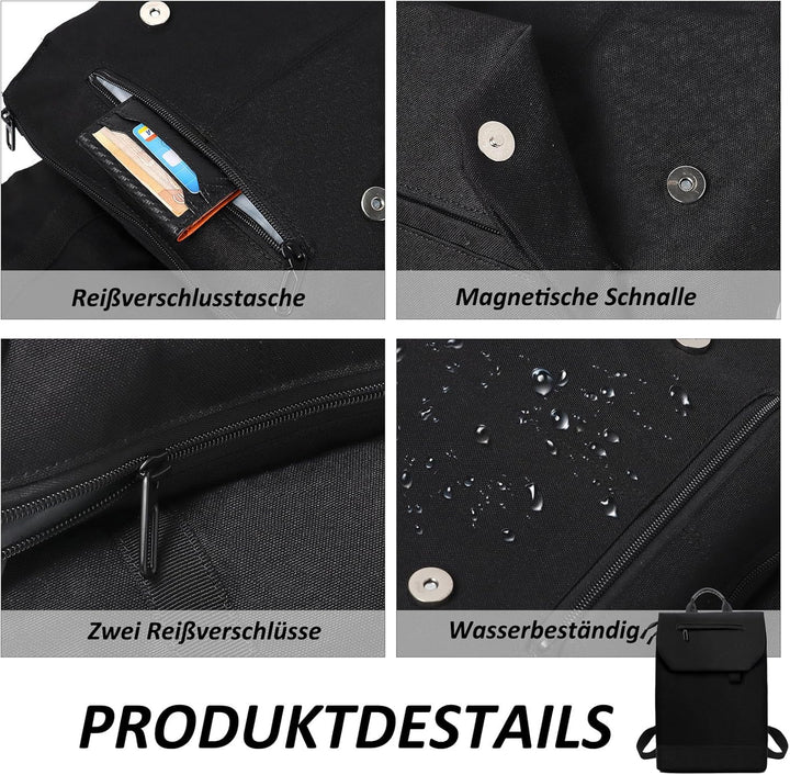 TANTOMI Rucksack Damen Tagesrucksäcke mit Laptopfach & Anti Diebstahl Tasche Reiserucksack Damen Lap