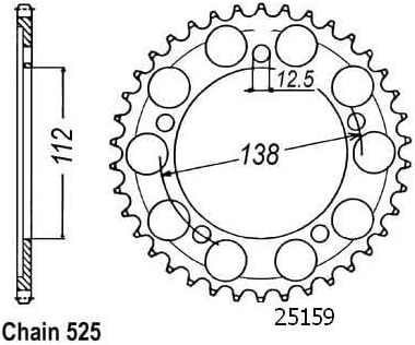 Honda Cbf 600 N/S Special Xring Jahr 08- Kit 16 42