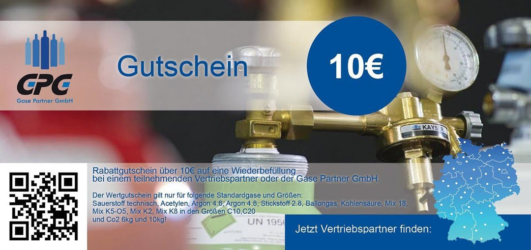 Biergas 70/30, 5 Liter Flasche, gefüllt mit Stickstoff (70%) und Kohlensäure (30%) Gemisch - Globali