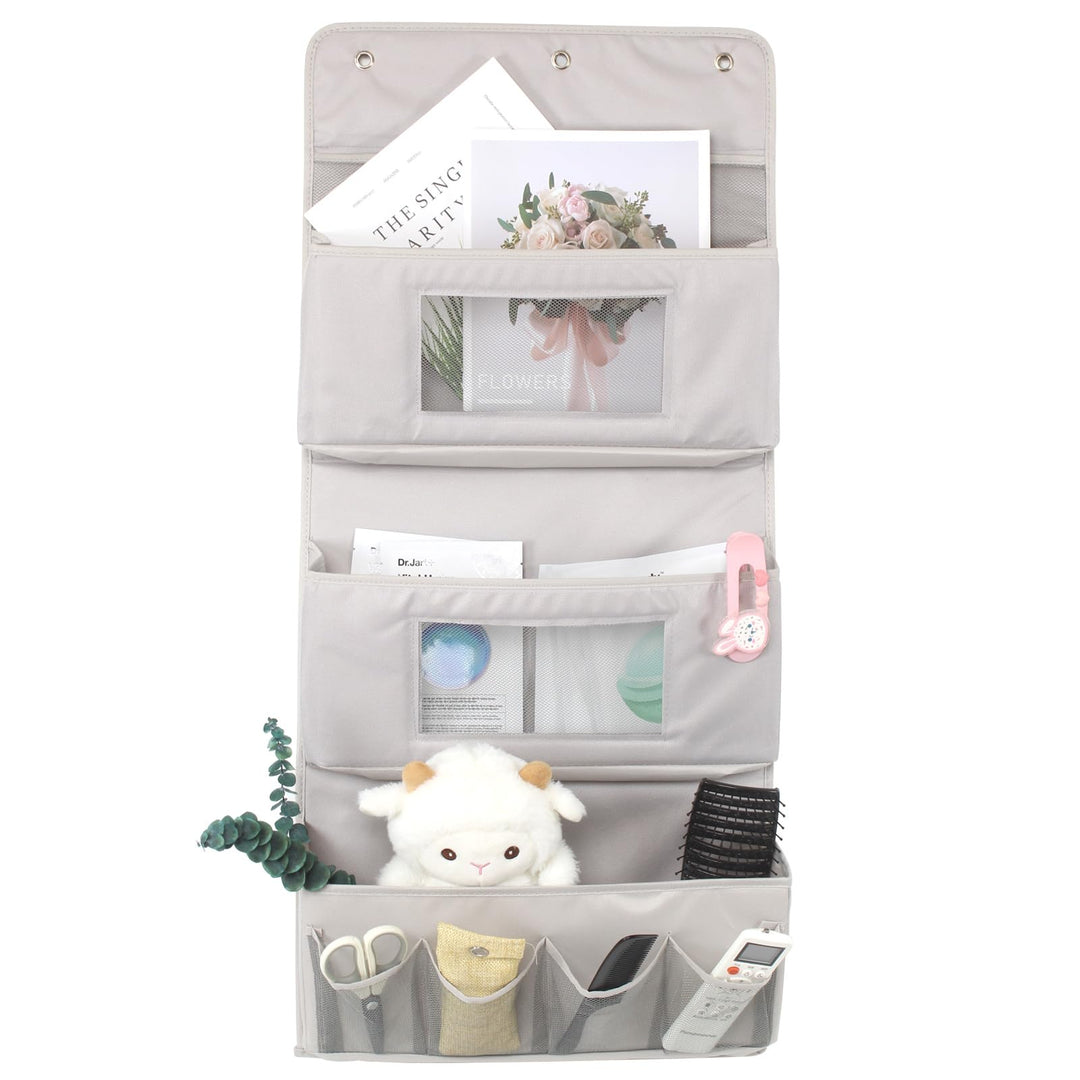 Hängende Aufbewahrung über der Tür Organizer Storage 3 Schichten mit 4 kleinen Taschen, faltbar & wa