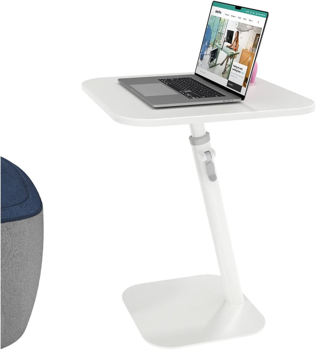 Dataflex | Laptop-Tisch Bento® | Höhenverstellbereich 555-750 mm | weiss