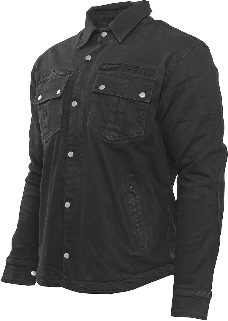 Bores Driver Motorrad Hemd (Black,M)