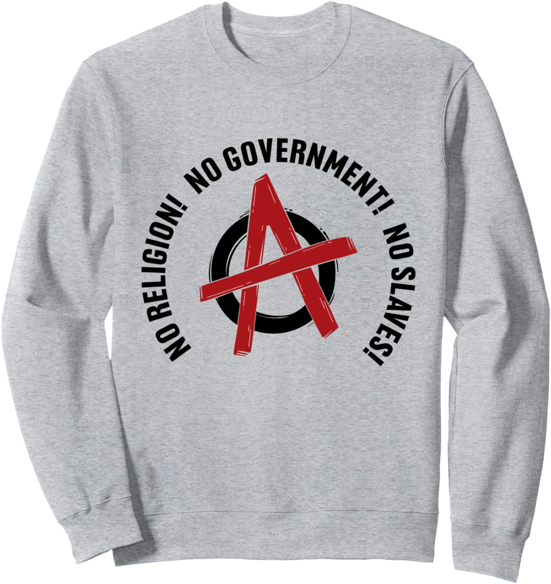 Anarchie Atheismus Punk Anarchist Punker Symbol Punk Rock Sweatshirt
