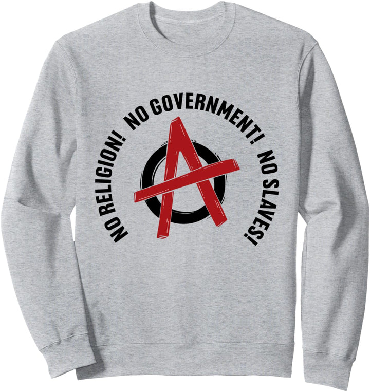 Anarchie Atheismus Punk Anarchist Punker Symbol Punk Rock Sweatshirt