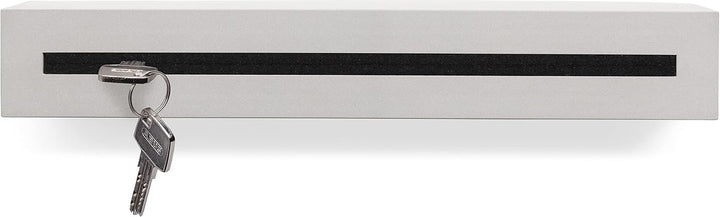 Schlüsselbrett mit Ablage aus Beton Light Edition 33x6x5 cm, Schlüsselboard Wand, Schlüsselaufbewahr