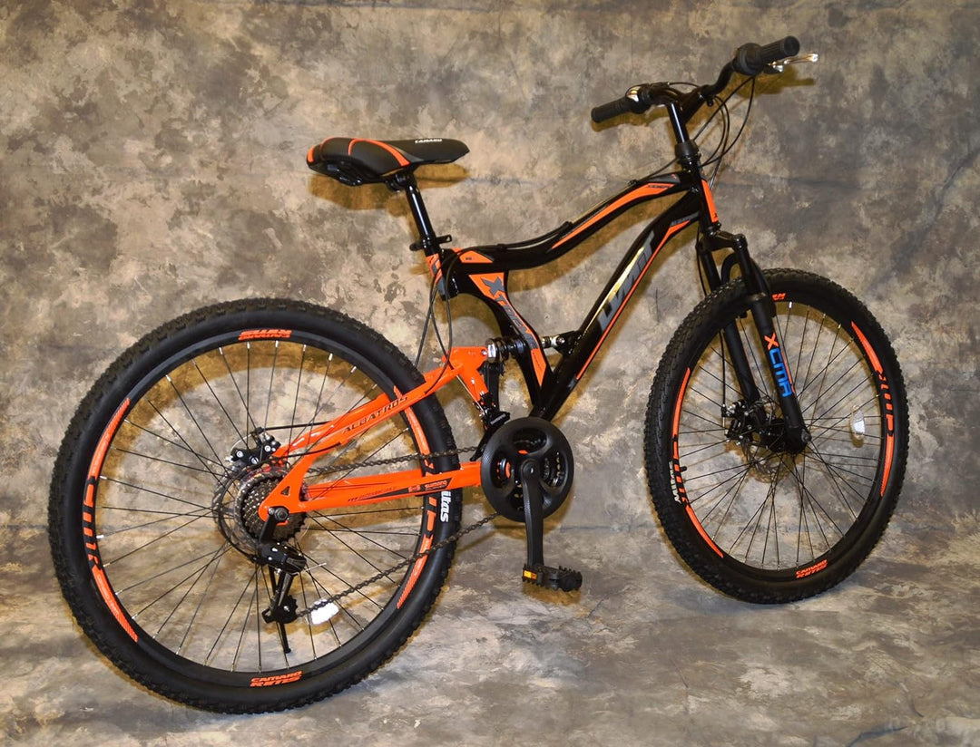 26 Zoll MTB Albatros Vollgefedert, 21-Gang Shimano Kettenschaltung, Scheibenbremsen NEU 2659-SCHWARZ
