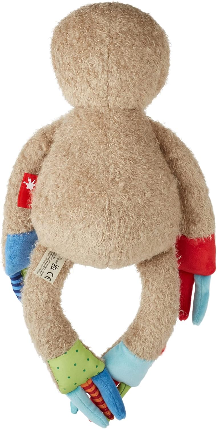 SIGIKID 42848 Stofftier Faultier Patchwork Sweety Kuscheltier zum Spielen & Schmusen aus weichem Mat