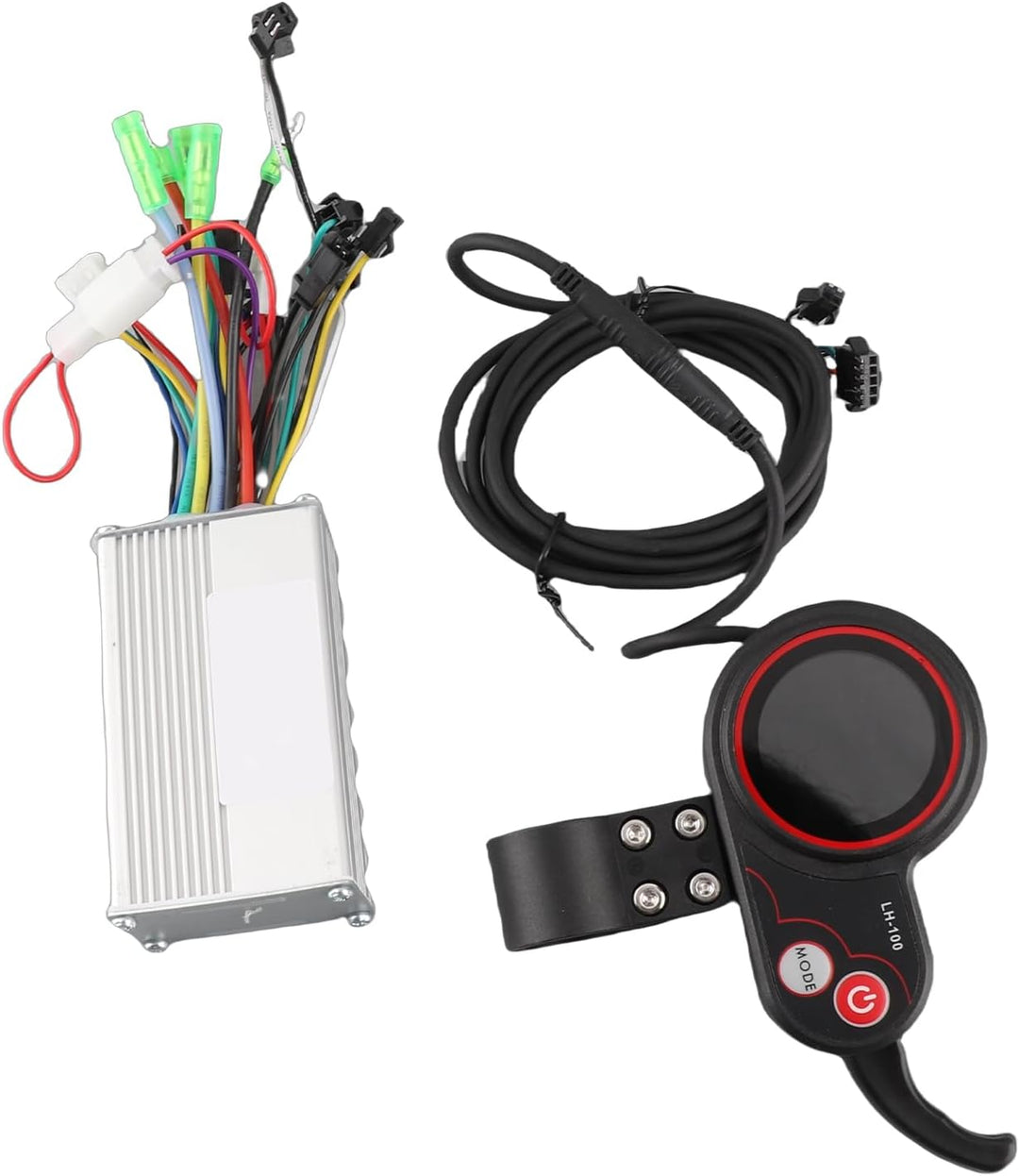 Alomejor Controller und LCD-Anzeige 24 V / 36 V / 48 V / 60 V 250 W / 350 W Geschwindigkeitsregler m