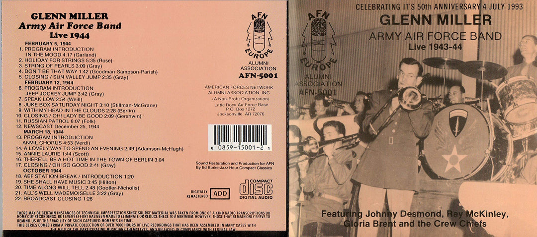 Army Air Force Band Live 1943, Audio-CD