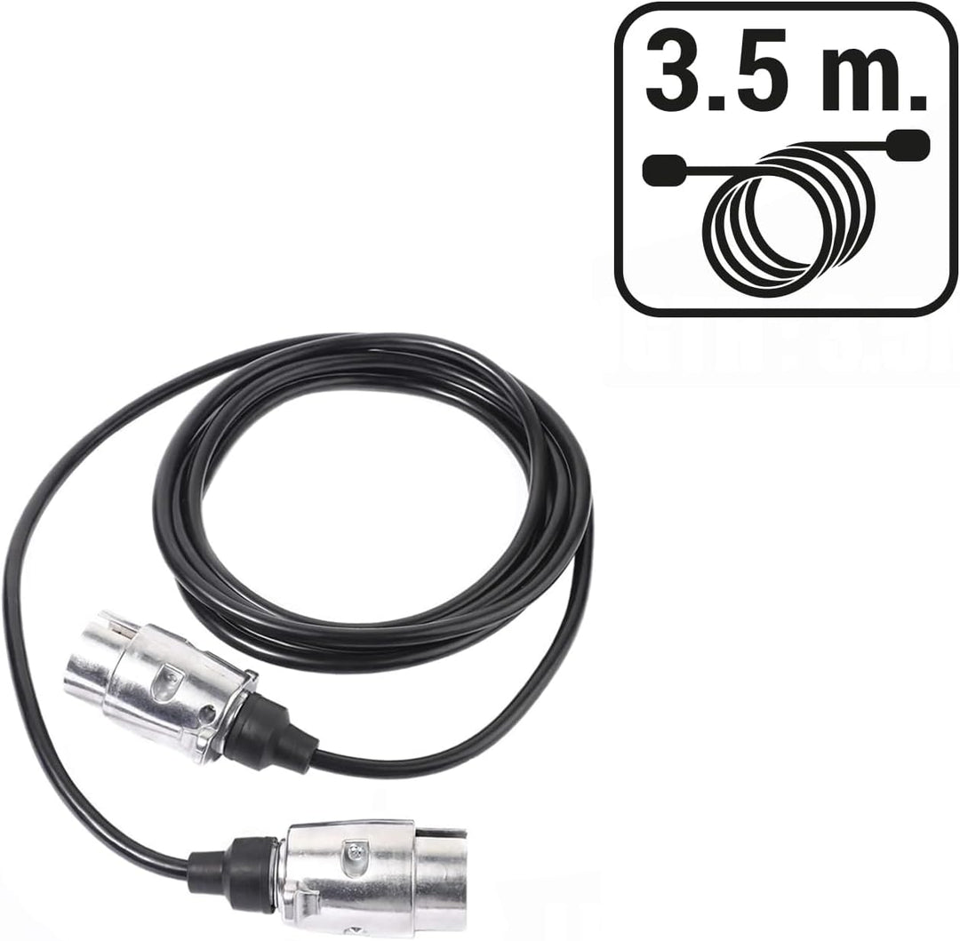 Ryme Automotive Anhängerstecker mit 7 Pins, 3,5 m TPU-Kabel, Metallklemmen, Stecker für Wohnwagen/Tr