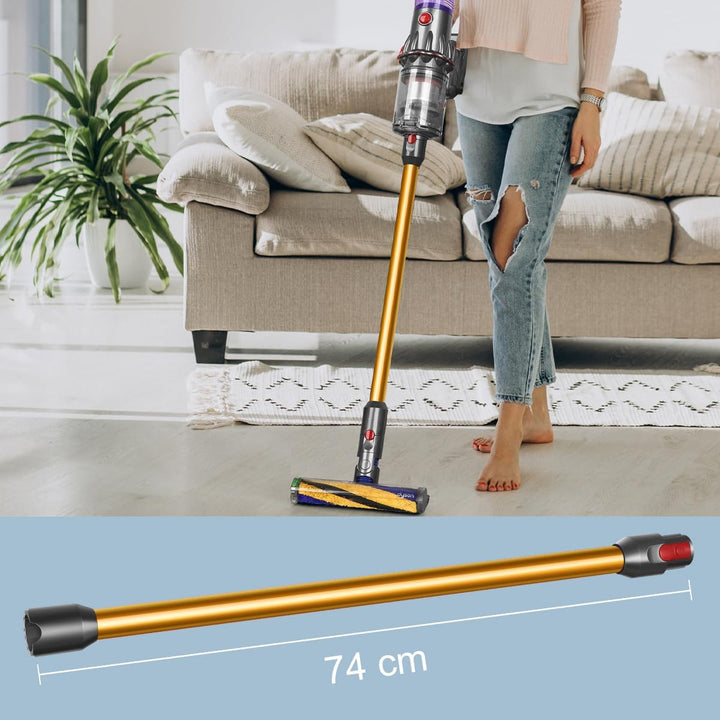 Saugrohr für Dyson V12 Detect Slim & V9 Motorbar Staubsauger, 74CM (Orange), Orange