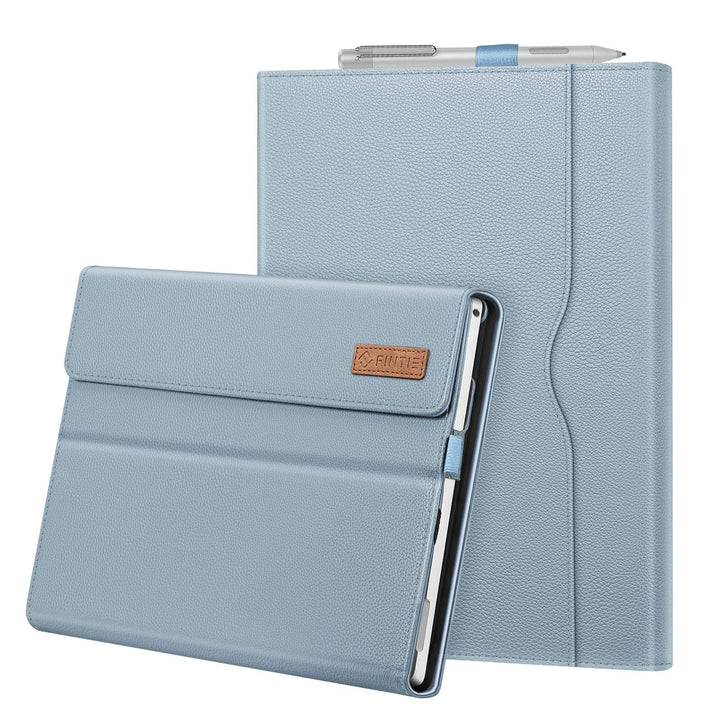 Fintie Hülle für Microsoft Surface Pro 7+ / 7/6 / 5/4 / 3 - Multi-Sichtwinkel Kunstleder Tasche Schu