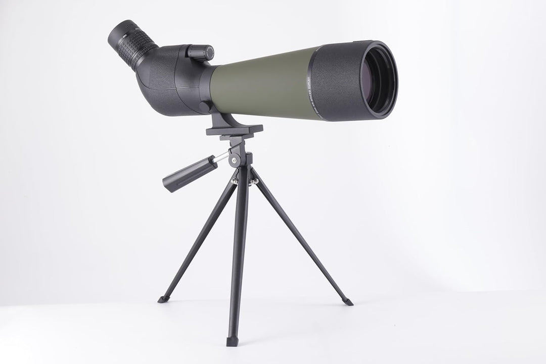 Spektiv Vogelbeobachtung 20-60x80, HD IPX7 Wasserdicht Spektive mit Stativ Smartphone Adapter, FMC O