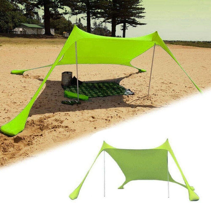 Baldachin des Strandzeltes, Strandsonnenschatten, Tragbarer Strandsonne, Leicht Für Strand, Camping,