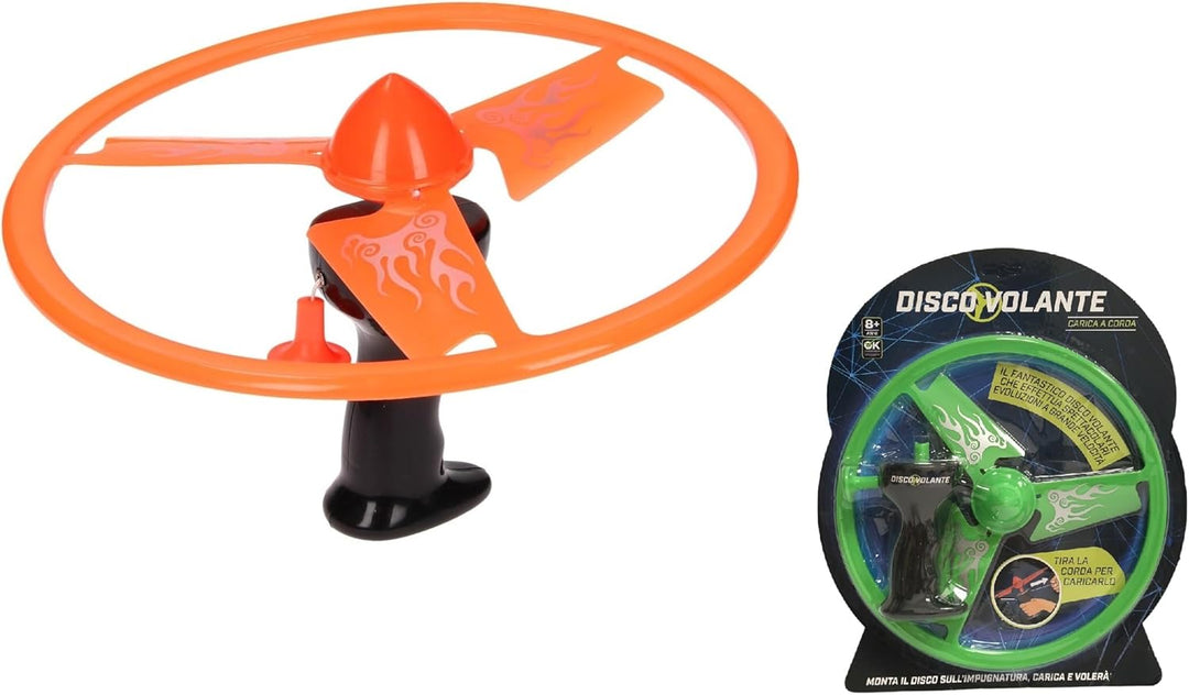 Fliegende Scheibe grosses Spielzeug Seilladung Fliegendes Ufo Spielzeug mit fliegendem Propeller Spi