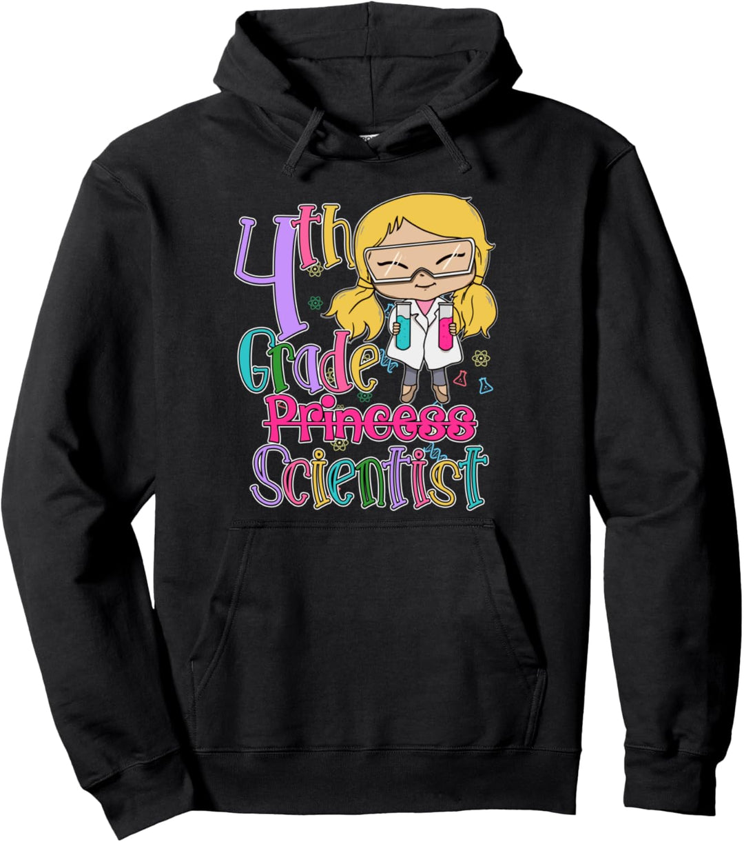 4. Klasse Wissenschaftler Mädchen STEM Schule Lehrer Wissenschaft Pullover Hoodie