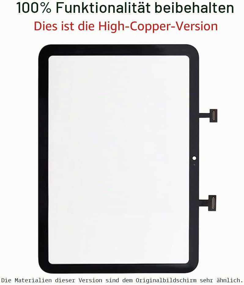 Digitizer für iPad 10 Display Touchscreen A2696 A2757 A2777, für iPad 10. Gen Ersatz Bildschirm 10.9