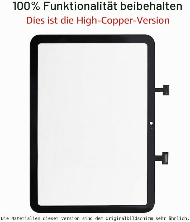 Digitizer für iPad 10 Display Touchscreen A2696 A2757 A2777, für iPad 10. Gen Ersatz Bildschirm 10.9