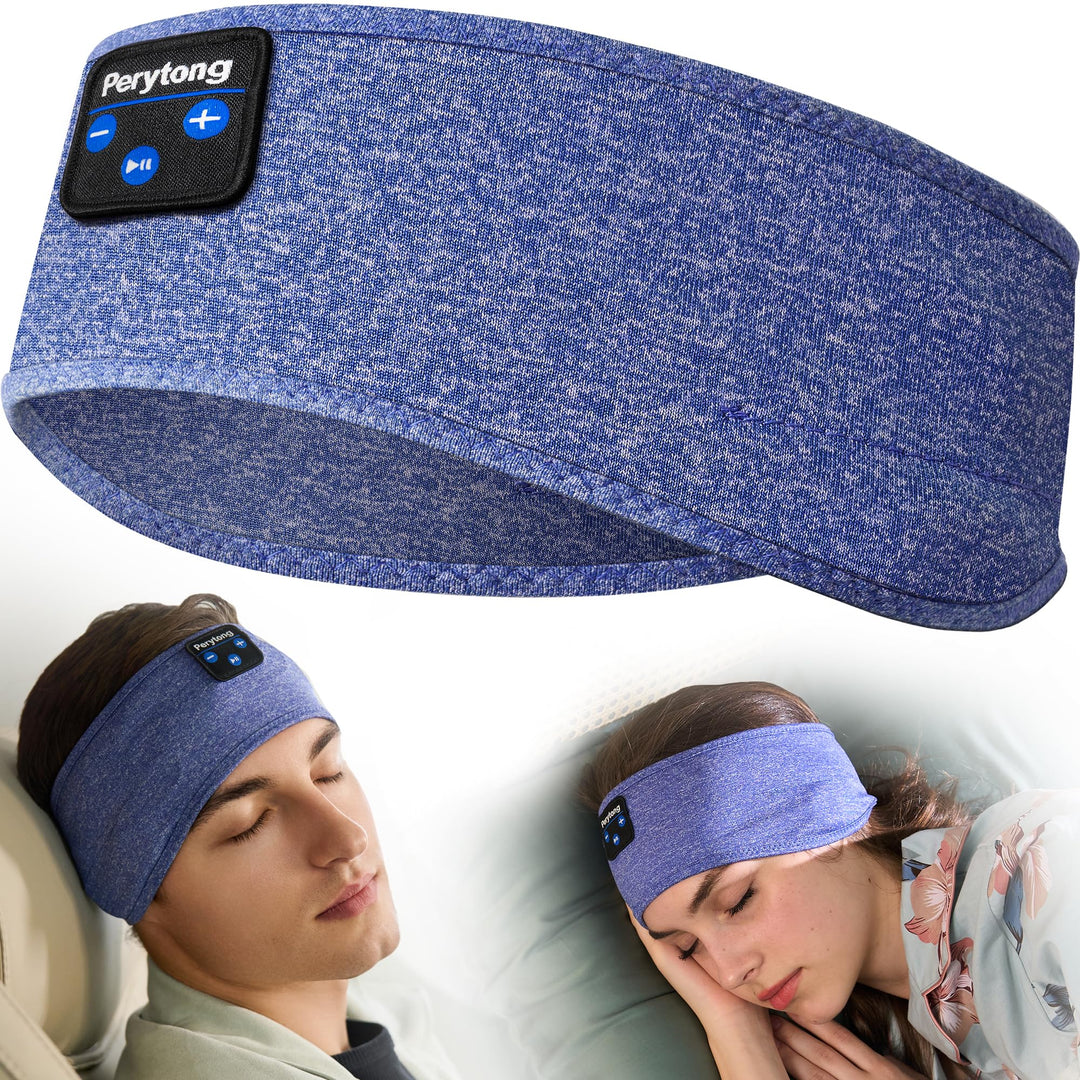 Schlafkopfhörer mit Bluetooth, Schlafhelm, Musik, Sport, Kopfband, Bluetooth, ultraweich, für Seiten