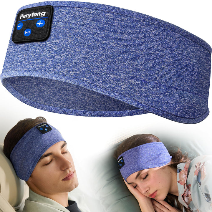 Schlafkopfhörer mit Bluetooth, Schlafhelm, Musik, Sport, Kopfband, Bluetooth, ultraweich, für Seiten