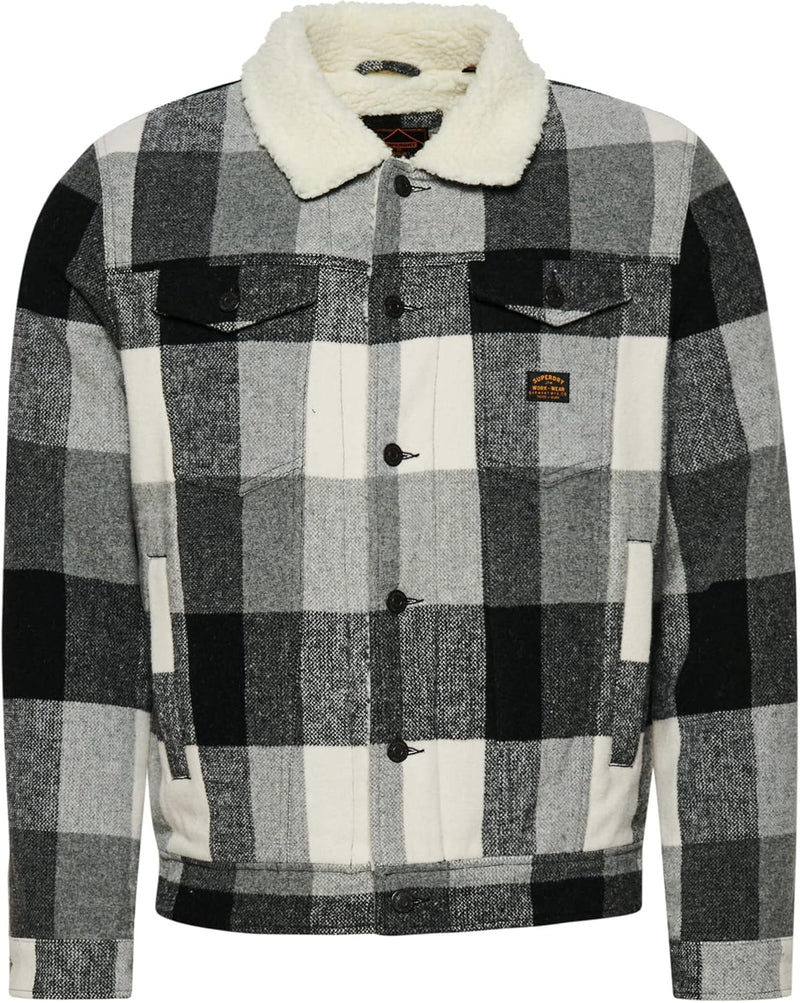 Superdry Herren Highwayman Wool Sherpa Trucker Jacket