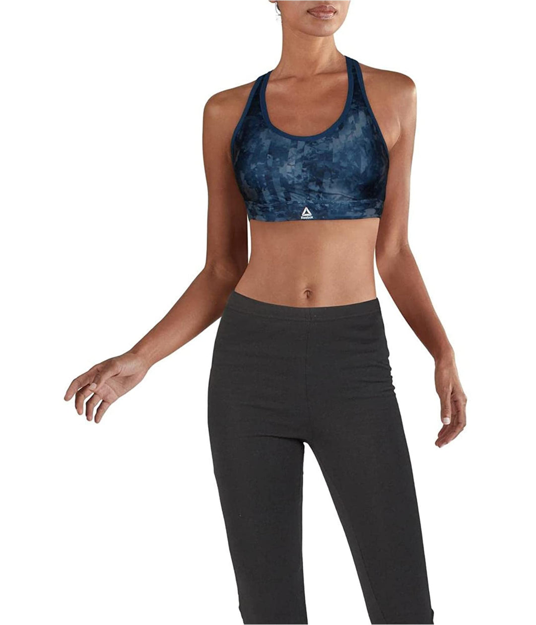 Reebok Damen Hero Run Bra Padded BH XS Bunker Blau, XS Bunker Blau