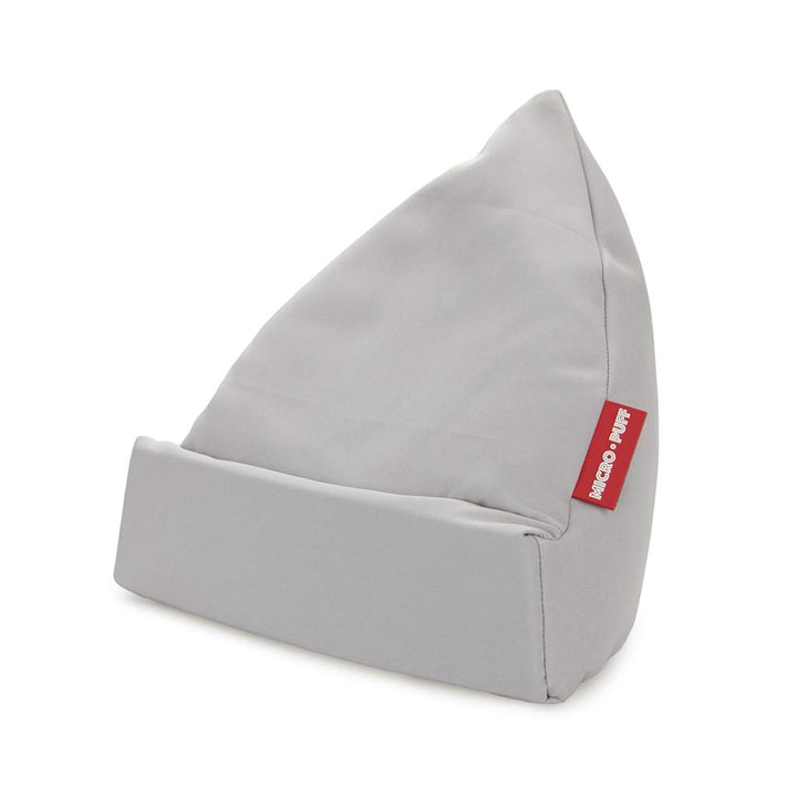balvi Micro Puff Grau Farbe Kissen Tablette, Smartphone, E-Bücher Desenfundable Baumwolltasche Polye