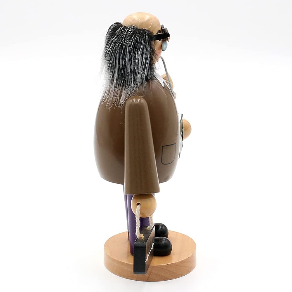 Dekohelden24 Räuchermann als Lehrer, ca. 20 cm, Holz, Lehrer