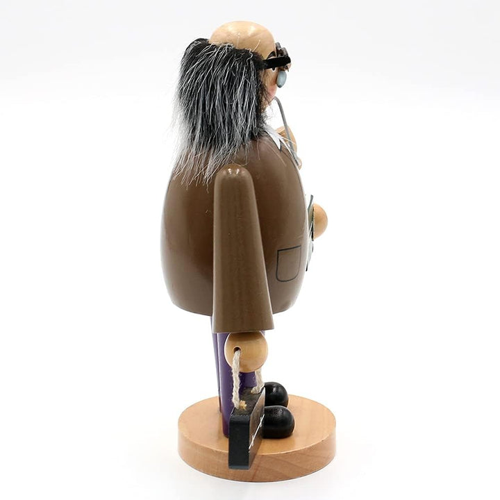 Dekohelden24 Räuchermann als Lehrer, ca. 20 cm, Holz, Lehrer