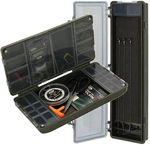 NGT Angelgerätebox System für Terminal Tackle + steifer Rig-Koffer Karpfen XPR 'leer'
