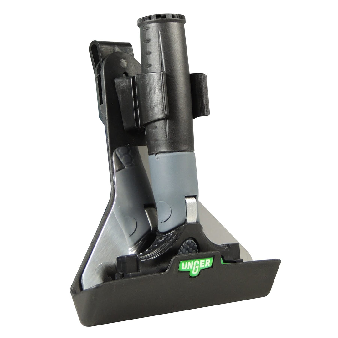 Unger ErgoTec Ninja Combo Glasschaber + Holster (Breite 15 cm, Winkel einstellbar: 0° - 30°, grosse