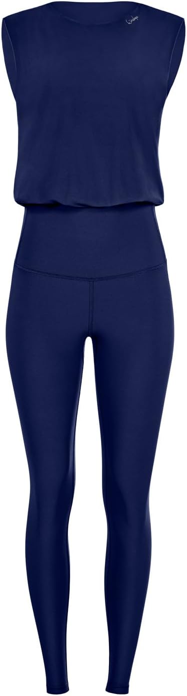 WINSHAPE Damen Damen Functional Comfort Jumpsuit Js102lsc Jumpsuit (1er Pack) JS102LSC-DARK-BLUE-M B