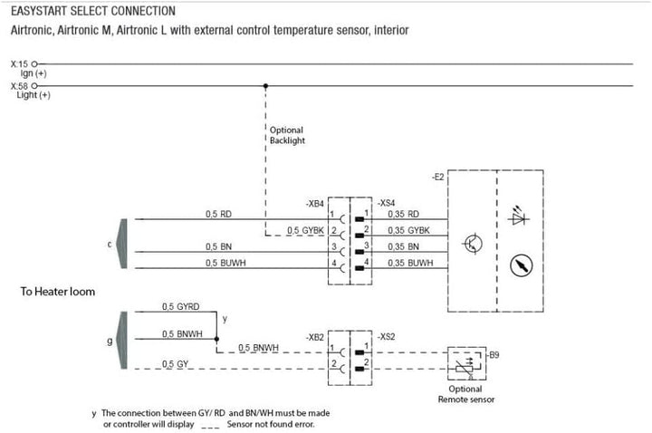 Eberspächer EasyStart Select Bedienelement ! Standheizung