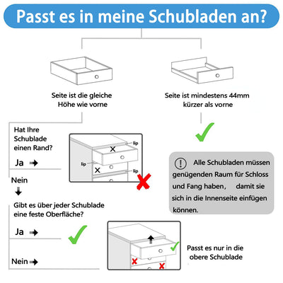 Norjews Baby Sicherheit Magnetisches Schrankschloss(20 Schlösser + 3 Schlüssel) | zum Kindersicherun