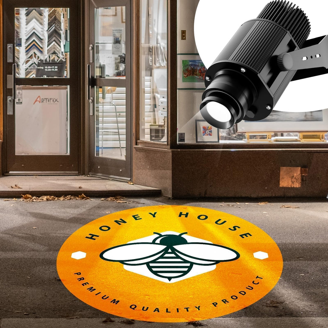 TM50 GOBO-Projektor, drehbar, IP67, wasserdicht, für den Aussenbereich, LED-Licht, GOBO-Projektor fü