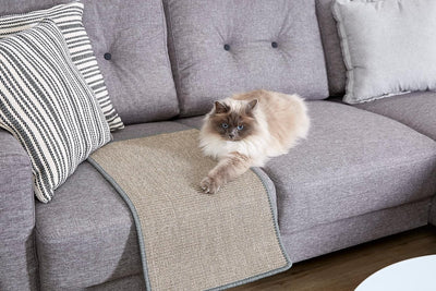 Kratzmatte für Katzen - Fussmatte Sisal Kratzteppich - natürliche Sisalmatte robust - Vorleger aus 1