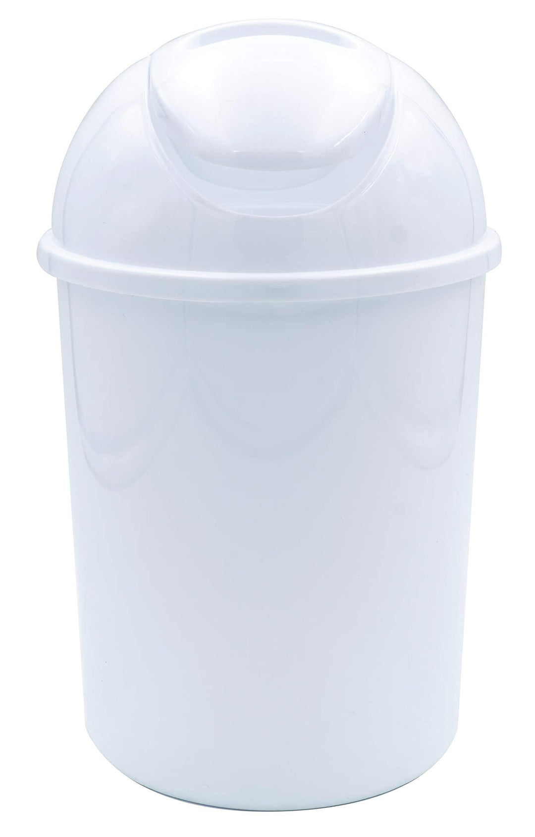RIDDER Kosmetikeimer, Abfalleimer mit Schwingdeckel Eco 5 L weiss, Weiß
