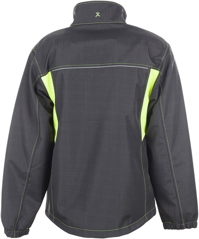 Planam Grösse M Unisex Basalt Neon Softshelljacke anthrazit gelb Modell 6290 Anthrazit/Gelb M, Anthr