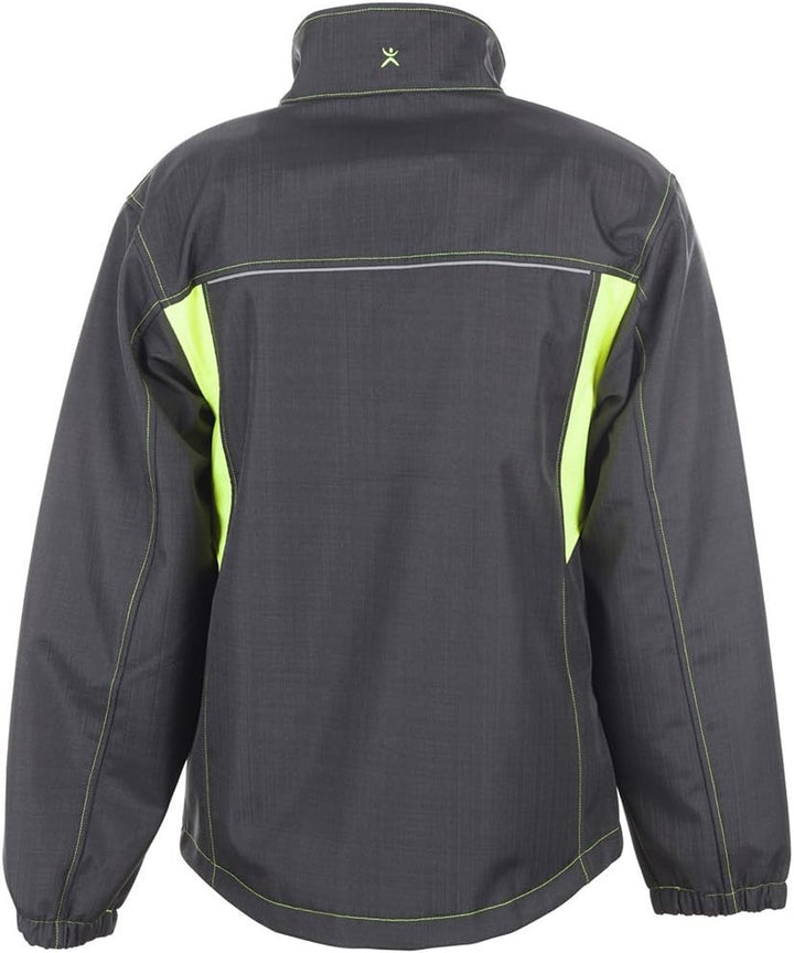 Planam Grösse L Unisex Basalt Neon Softshelljacke anthrazit gelb Modell 6290 Anthrazit/Gelb L, Anthr