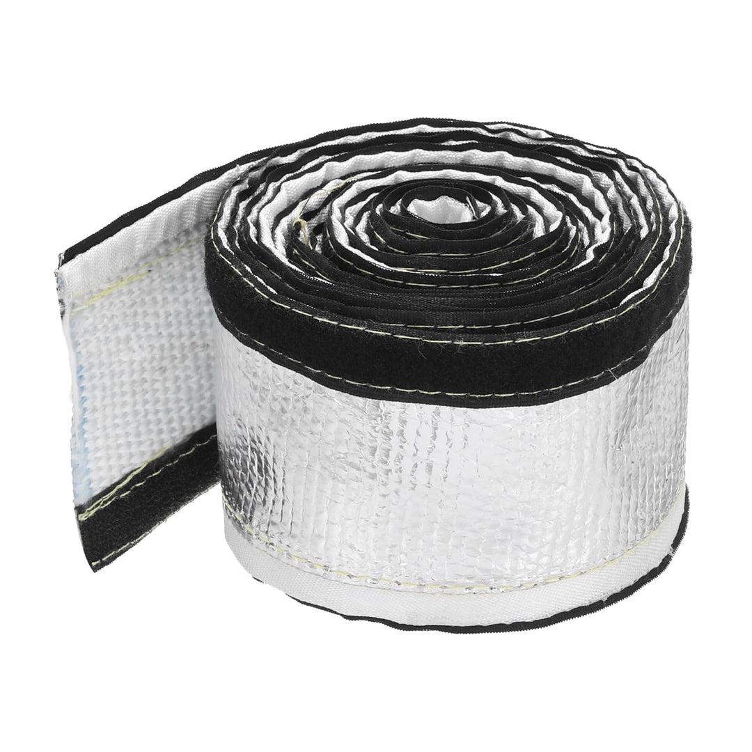 QUARKZMAN 1.5mm Dicke Aluminiumfolie Hitzeschutzschlauch 15mm Innendurchmesser Hitzeschutz Aluminium