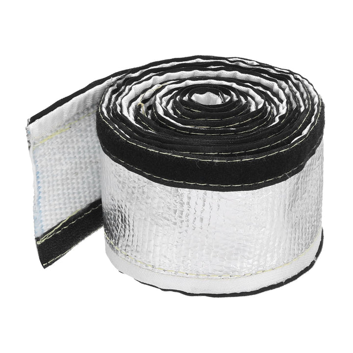 QUARKZMAN 1.5mm Dicke Aluminiumfolie Hitzeschutzschlauch 15mm Innendurchmesser Hitzeschutz Aluminium