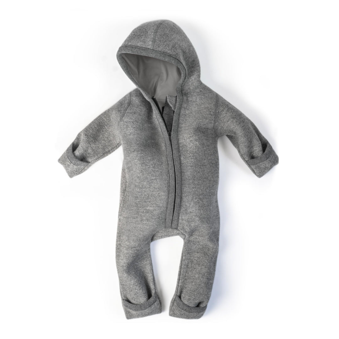 Ehrenkind® WALKOVERALL | Baby Wollwalk-Overalls aus Natur Schurwolle mit Reissverschluss | Walk Woll
