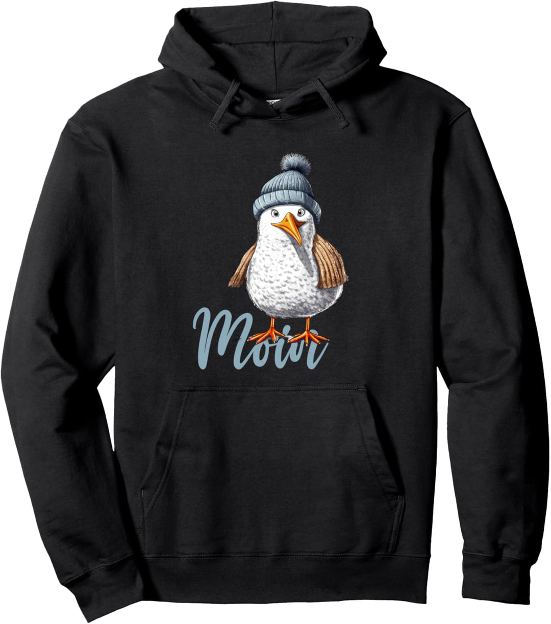 Ostsee Nordsee Möwe See Meer Segeln Wasser Strand Urlaub Pullover Hoodie