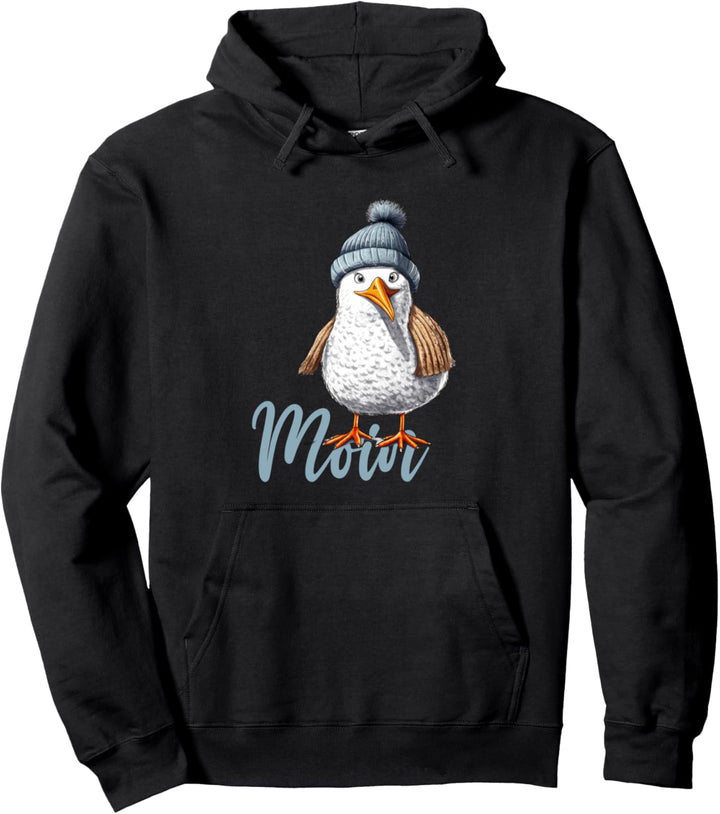 Ostsee Nordsee Möwe See Meer Segeln Wasser Strand Urlaub Pullover Hoodie